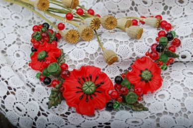 Колье ручной работы