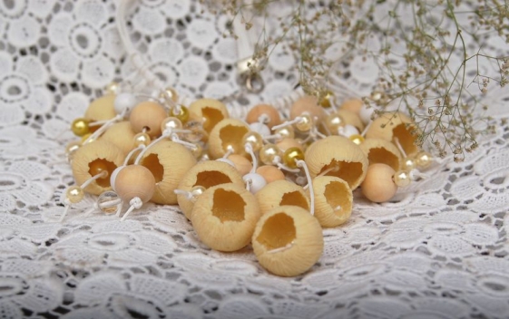 Колье из полимерной глины